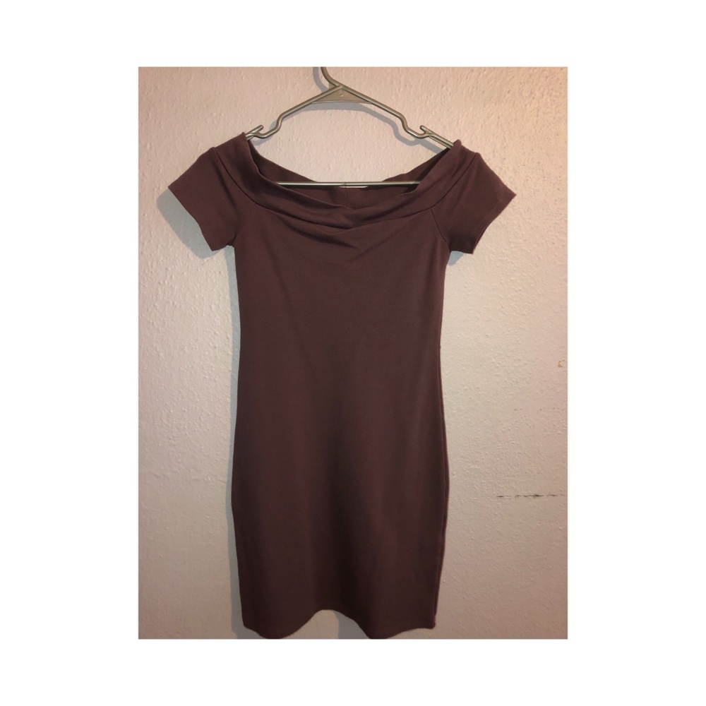Purple off the shoulder forever 21 dress
